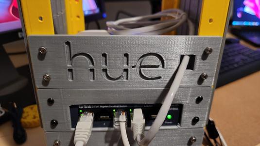1u Philips hue bridge rack mount