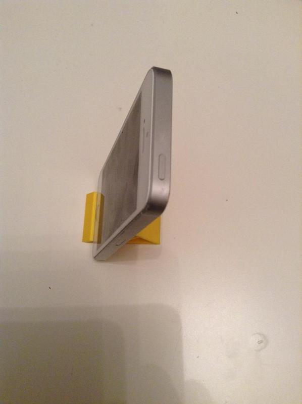 Universal small iPad iPhone stand holder