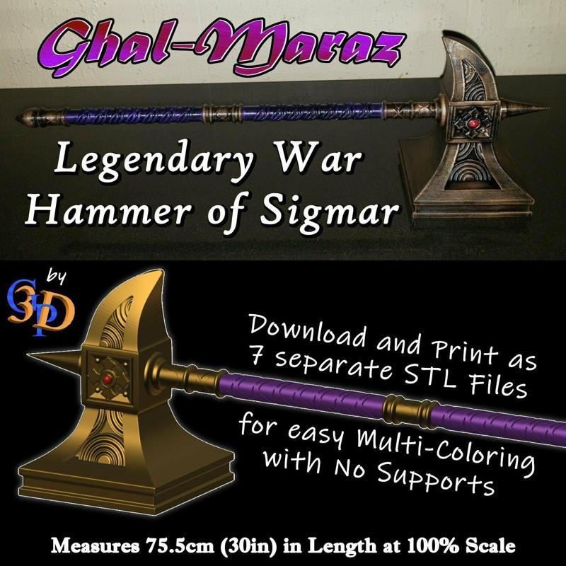 Ghal Maraz Skull Splitter Legendary Hammer of Sigmar