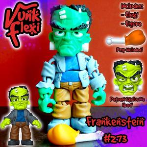 Classic Monsters Frankenstein MultiColor Flexi Print-In-Place + figure
