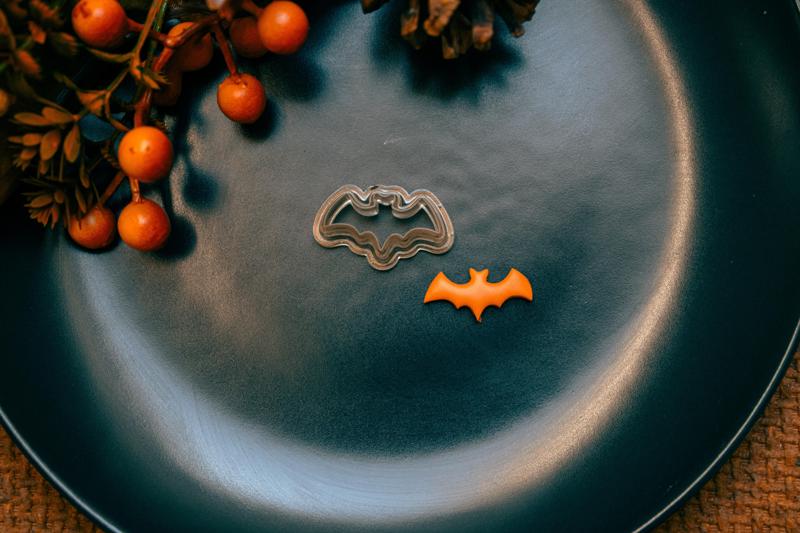 Bat polymer clay cutter | Fall clay cutters | Autumn clay cutters | Pumkin clay cutter | Halloween clay cutter