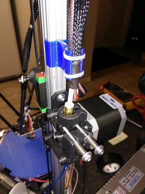 Kossel Airtripper Extruder Teflon & Harness Holder Clip