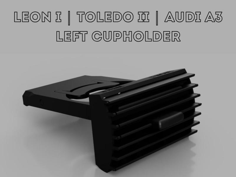 Cup Holder | Seat Leon 1 Toledo 2 Audi A3 | Manual version | Center console - Left side