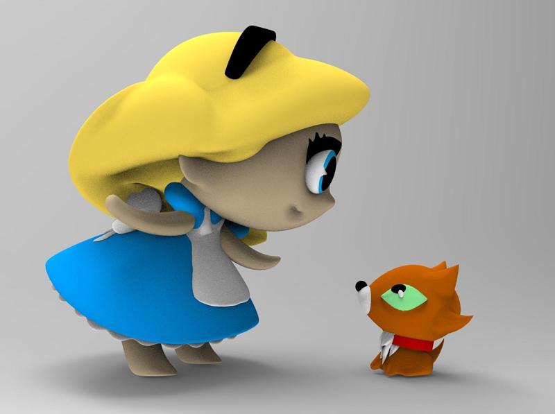 Alice Princesses Collection Print Model