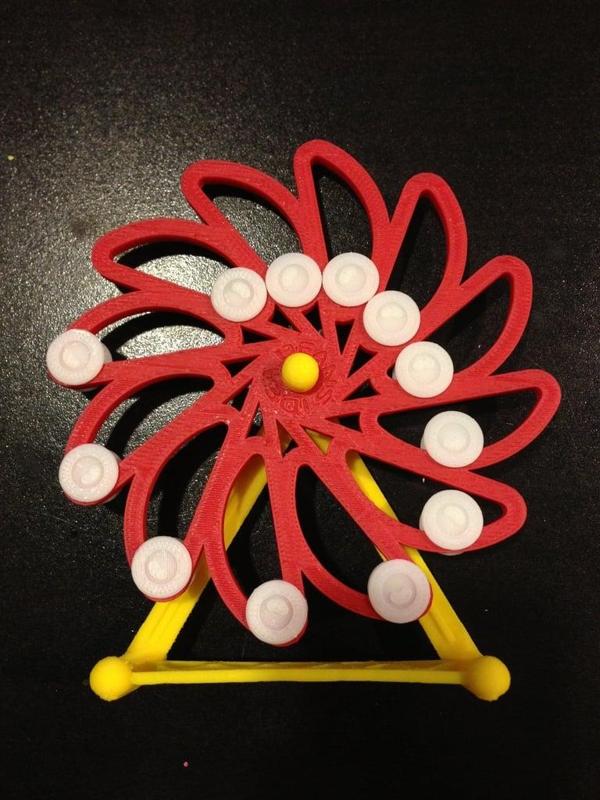 Perpetual Motion Test - Da Vinci Overbalanced Wheel