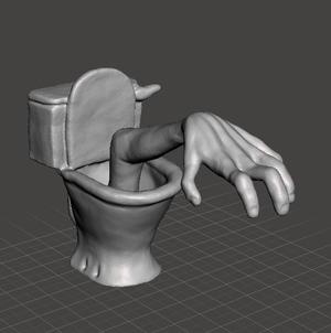 Toilet Hand Creature