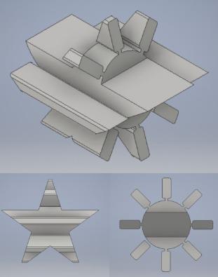 Sun and Star Sculpture