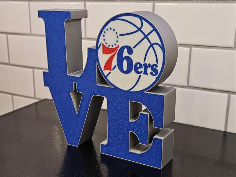 Philadelphia 76ers Love Sign