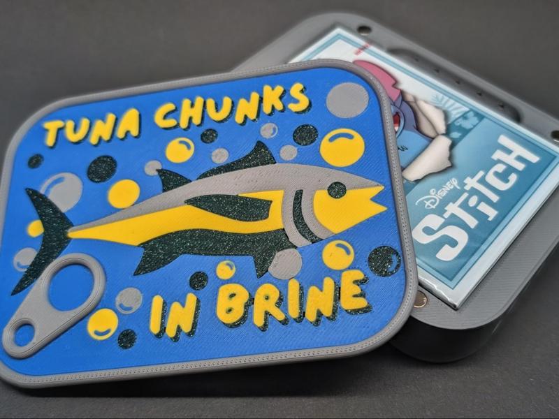 Playing card deck tuna box (bicycle compatible)