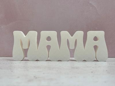 Mama Lettering for Dried Flowers
