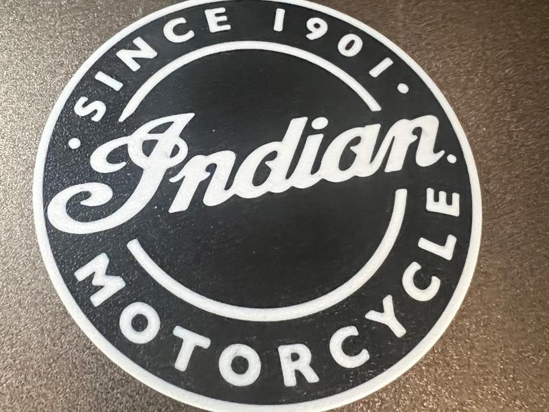 Coaster - Indian Logo with White Circle