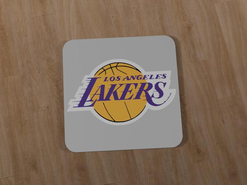 LA Lakers Square Coaster