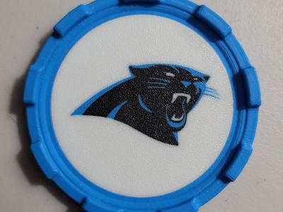 COASTER MASTER  INSERT - CAROLINA PANTHERS