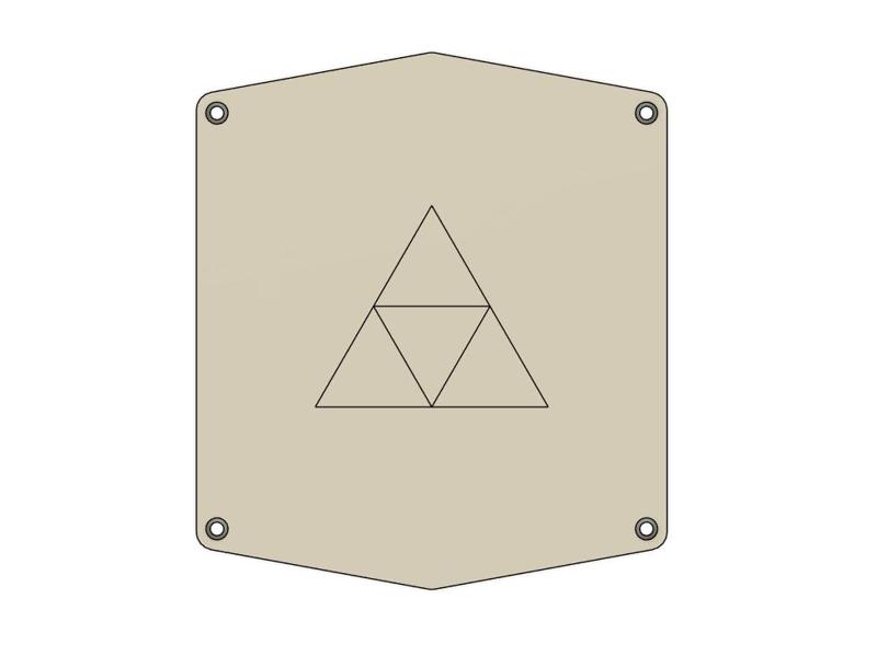 Beast Canyon NUC Faceplate - Triforce