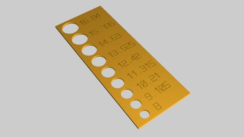 Ultimate Customizable hole calibrator