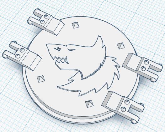 Grimdark Rhinoceros Door for the Space Pups