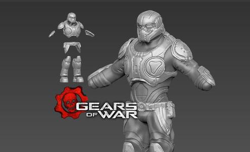 Onyx Guard  ARMOR Gears Of War 1:12