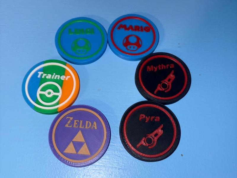 Smash Bros (and more) Amiibo tokens