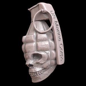 3D Model STL File for CNC Router Laser & 3D Printer US Marines