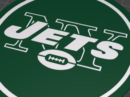 NFL NY Jets Keychain