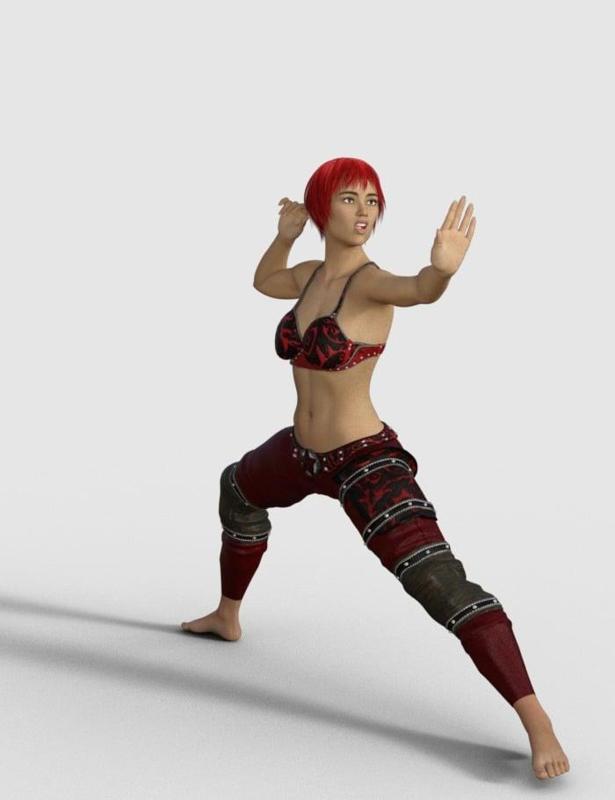 female figther - Kämpferin 