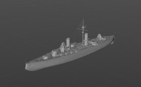 Digital model of the Russian battleship "Prince Suvorov"