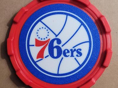 COASTER MASTER INSERT - PHILADELPHIA 76ERS
