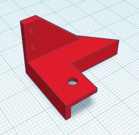 Y-Tensioner Endstop Mount for HICTOP i3 (3DP11)