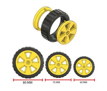 TT Motor - Snap Together Wheels