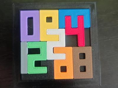 logic puzzles - number puzzle game 0-9