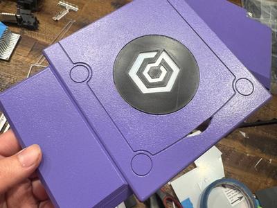 WiiCube Logo Jewel Cutout / Stencil