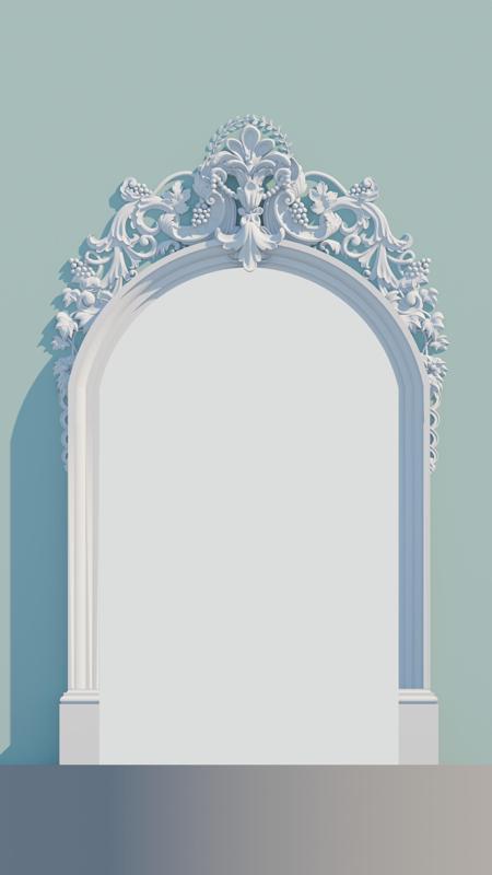 Arch entrance arch ornament