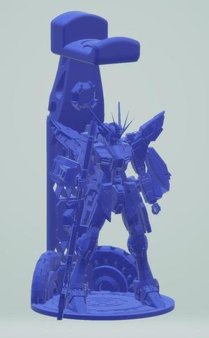 Gundam Freedom headphone stand