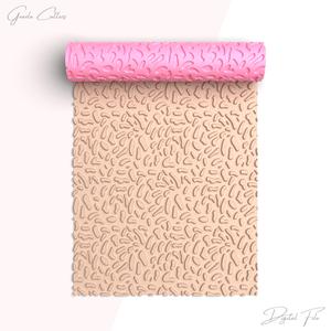 Animal Skin Texture Roller For Polymer Clay, Animal Skin Clay Texture Rolling Pin, Polymer Clay Tool, Printable, Digital STL File, No: 1411