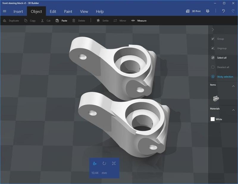 Traxxas Slash 2WD Modified 3736 Front Steering Blocks (L & R)