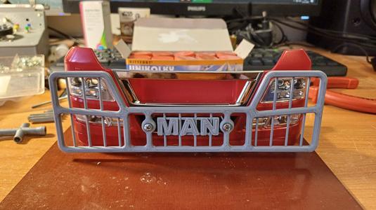 Tamiya MAN TGX decorative/protective front frame