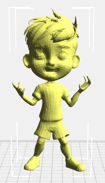 Cool boy with creeper fingers