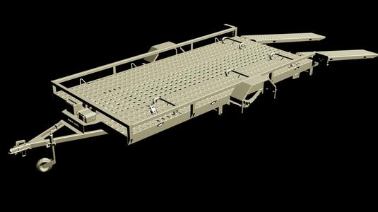 trailer for rc crawler vehicles