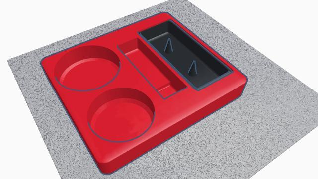 Cannabis organizer with Removable ash tray