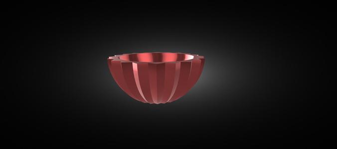 Large deep bowl