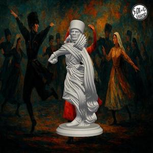 Caucasian Whirling Warrior – SoliDRawinGs SG061
