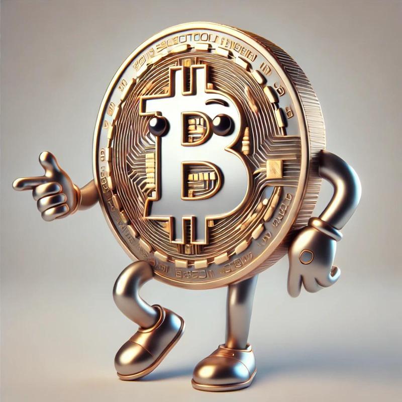3D Printable Bitcoin Character Model - Cool Tech-Inspired Design