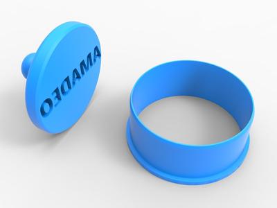 Cookie Cutter and Stamp - Name AMADEO