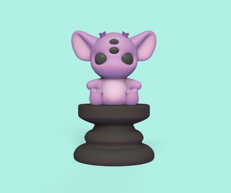 Space Chess - Pet Alien - Bishop