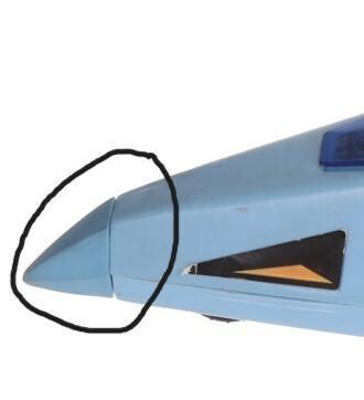 Silverhawks Maraj ship tip Kenner