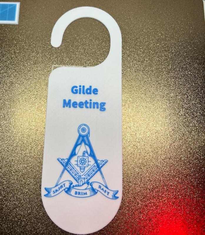 Gourmet Guild Door Sign