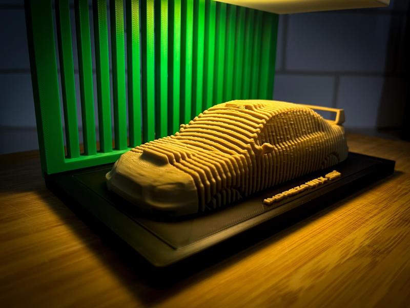 Subaru WRX STI - Layered Car Art