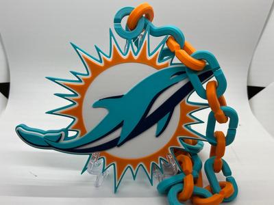 Miami Dolphins Oversized Chain