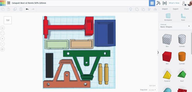 Best Catapult Remix (50% Scale) (Max 120x120x120mm)