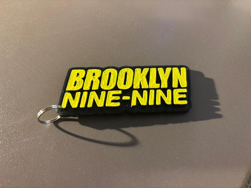 Brooklyn 99 Logo Keychain